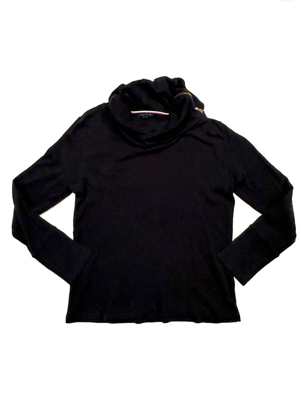 Tommy Hilfiger Women's Top XL Preppy Old Money Y2K Americana Quiet Luxury Black